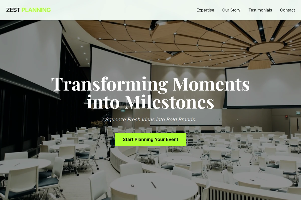 Zest Event Planning